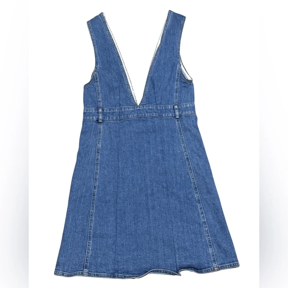 See by Chloé Denim Dress Shady Cobalt | Size 34 US 2 - Picture 7 of 12